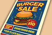 Classic Burger Promotion Flyer, a Flyer Template by megarez (Thumbnail 2 of 2)