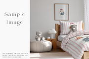 Toddler's Bedding & Wall Mockups, a Mockup by mock-ups (Thumbnail 12 of 30)
