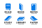 Book Education Logo Collection, a Branding & Logo Template by Signatoro (Thumbnail 1 of 3)