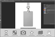 Hanging Id Badge With Lanyard PSD, an Advertising Mockup by Bruno's Shop (Thumbnail 2 of 3)