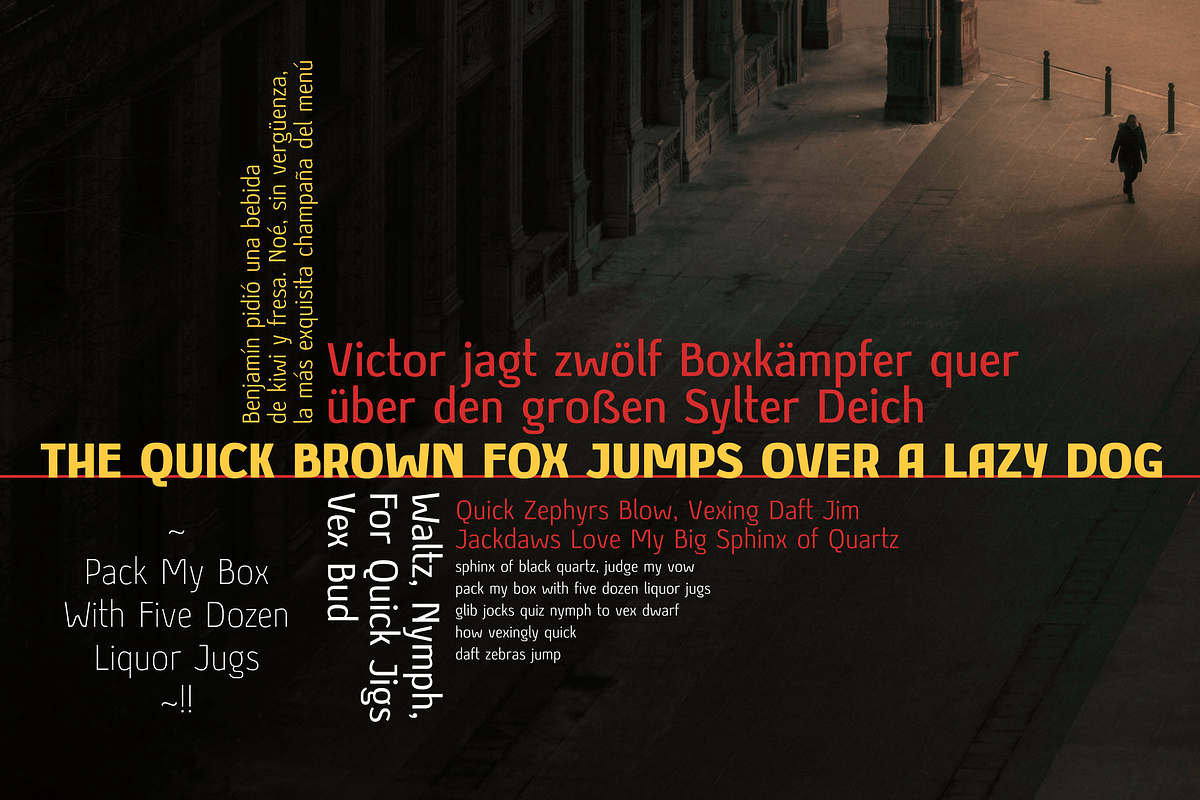 Anjara ~ Modern Font Family, a Sans Serif Font by 611 Studio (Photo 7 of 7)