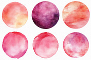 Blush Pink Watercolor Circles PNG, an Illustration by Craft Nest (Thumbnail 3 of 6)