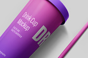 Drink Cup Mockup - 8 Views, a Cups & Container Mockup by Illusiongraphic (Thumbnail 18 of 23)