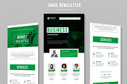 Teal Newsletter Layout For Business, an UI Kit Template by MightyDesign (Thumbnail 1 of 8)