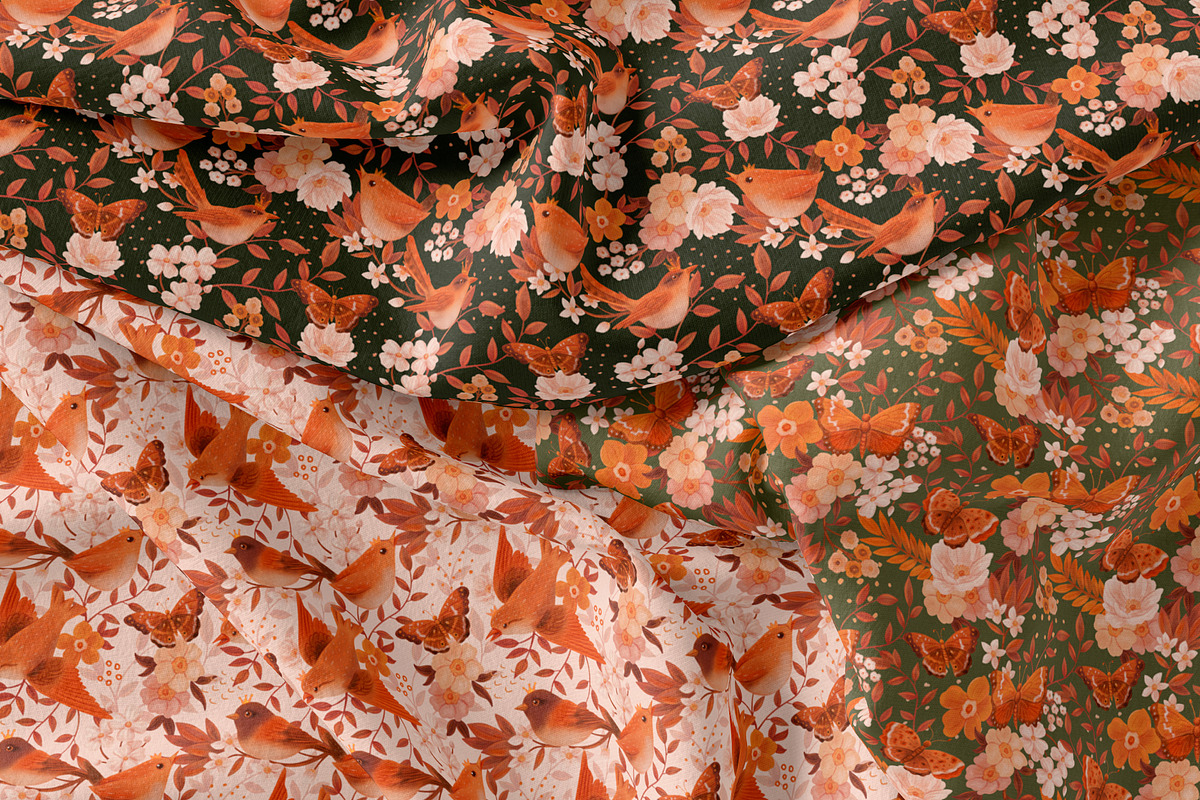 Magic Garden elements and patterns, a Pattern Graphic by Tiger and Flower (Photo 14 of 19)