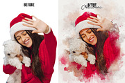 Pet watercolor art Photoshop effect, an Action Add-On by Shovajit (Thumbnail 3 of 8)