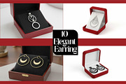 Elegant Earring, an Object Graphic by Designer_Momina (Thumbnail 1 of 5)
