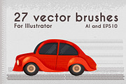 27 Vector brushes for Illustrator, a Brush Add-On by SwetTS (Thumbnail 1 of 5)
