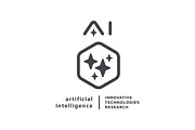 Hexagon Artificial Intelligence Logo, a Branding & Logo Template by Design_Planet (Thumbnail 1 of 3)