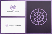 20 Circle geometric logos - outline, a Branding & Logo Template by VP Fonts (Thumbnail 6 of 21)