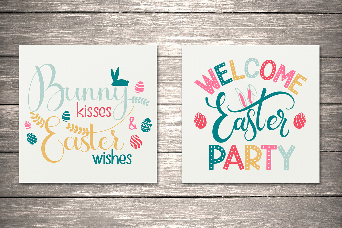 Easter Quotes Lettering Set, a Decorative Illustration by Kandella's Art (Photo 4 of 5)