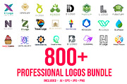 800+ Professional Logos Bundle, a Branding & Logo Template by Design Forest (Thumbnail 1 of 48)
