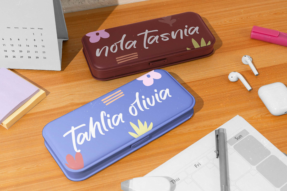 Back Tactical Sticky Notes, a Script Font by Letterena Studios Script (Photo 10 of 15)