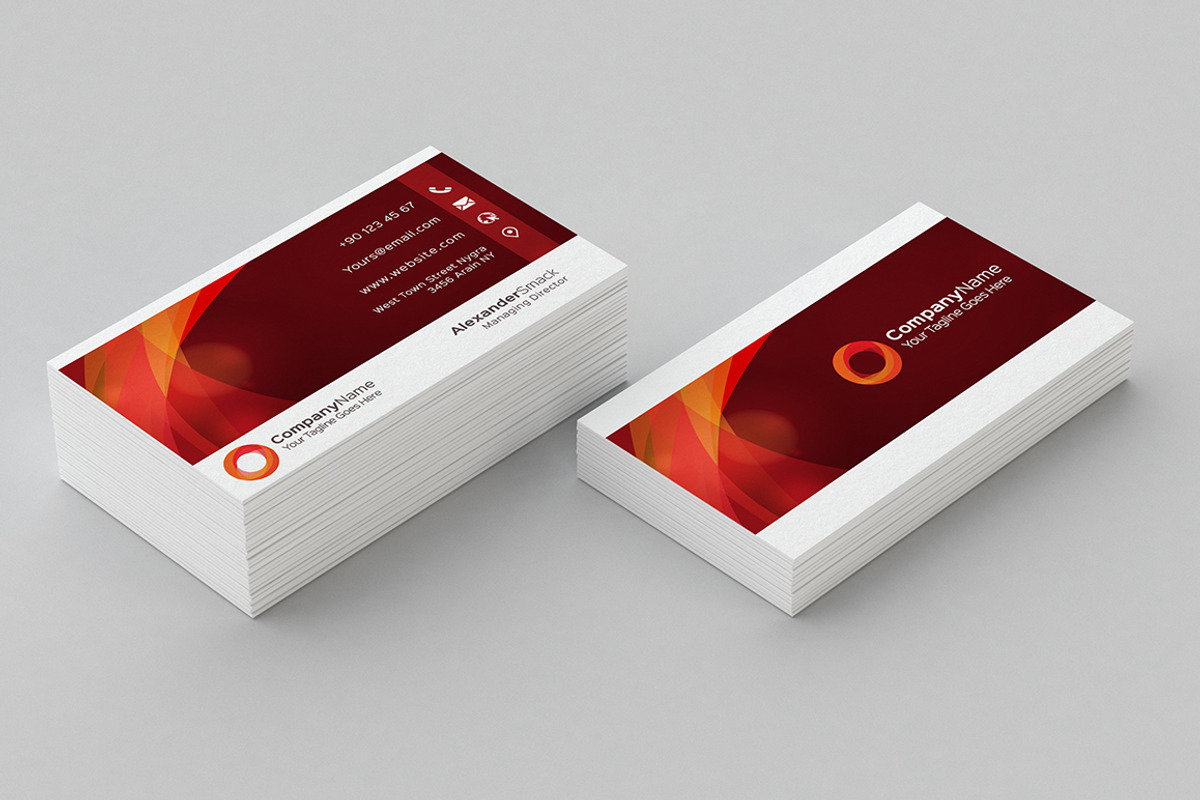 Creative Business Card Template, a Business Card Template by Shahjhan (Photo 1 of 2)