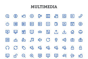 5000 Bold Outline Icons Bundle