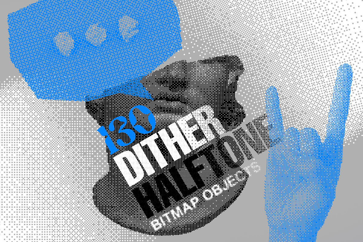 270 Dither Bitmap Vector & PNGs, an Object Graphic by Graphicdome (Photo 4 of 40)