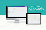 A5 planner inserts Food diary Canva, a Stationery Template by Handy Template (Thumbnail 4 of 8)