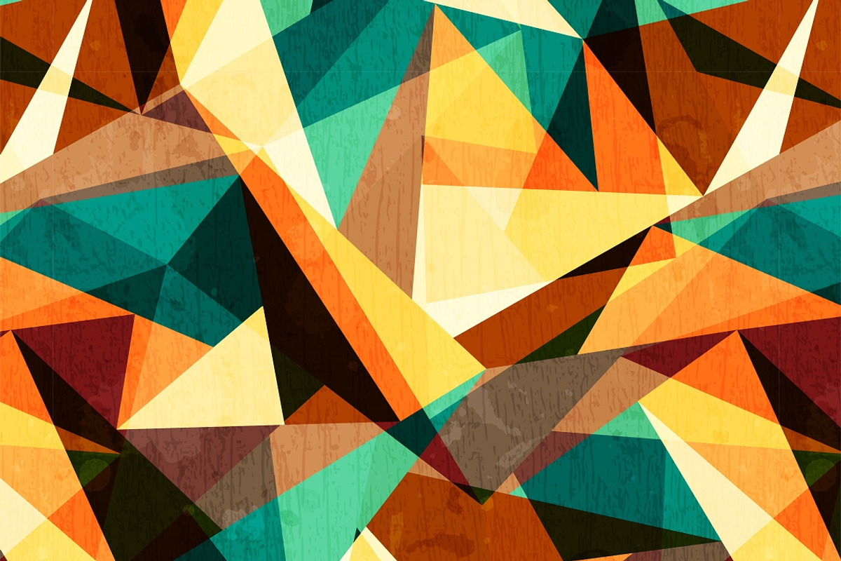 Vector Triangle Patterns 2, a Pattern Graphic by Gudiny (Photo 7 of 10)