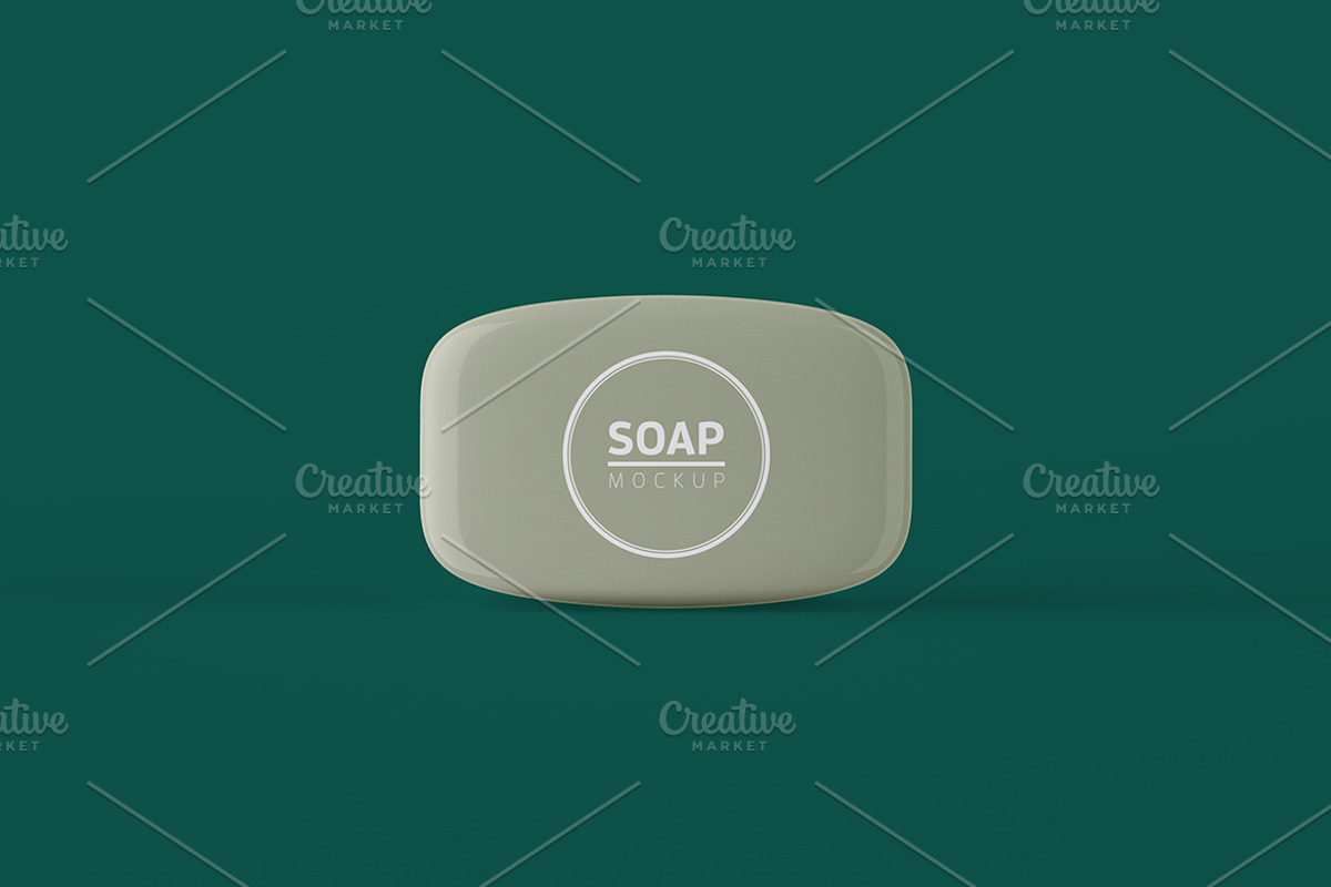 Soap Bar Mockup, a Merchandise Mockup by Qaleb Studio (Photo 1 of 3)