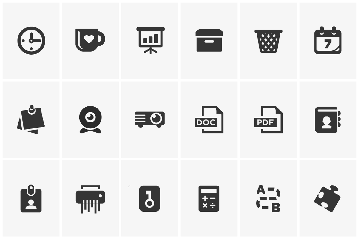 Mono Icons: Office preview 3