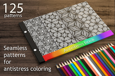 125 seamless hand drawn textures