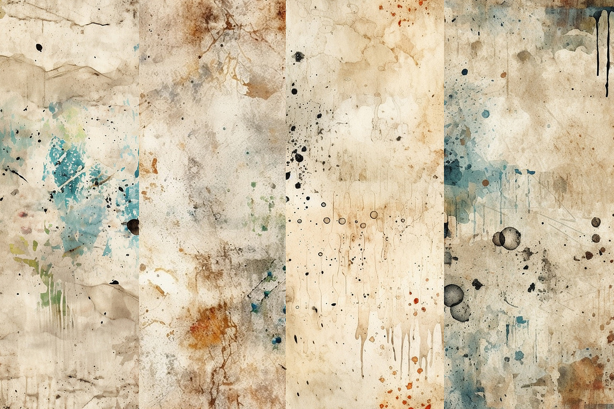 Grunge Digital Papers, a Pattern Graphic by BonaDesigns (Photo 2 of 4)