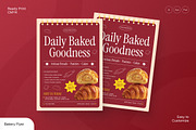Bakery Promotion Flyer, a Flyer Template by Annora Studio (Thumbnail 1 of 6)