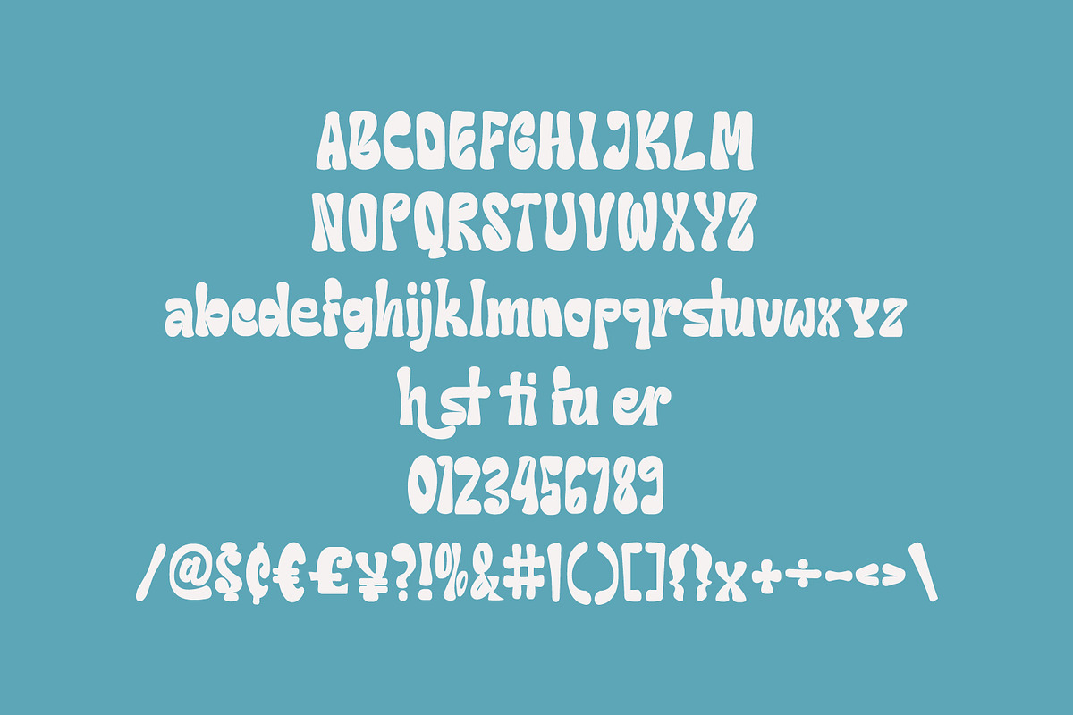 Codera Madoce Retro Groovy Display, a Sans Serif Font by Maulana Creative (Photo 7 of 7)