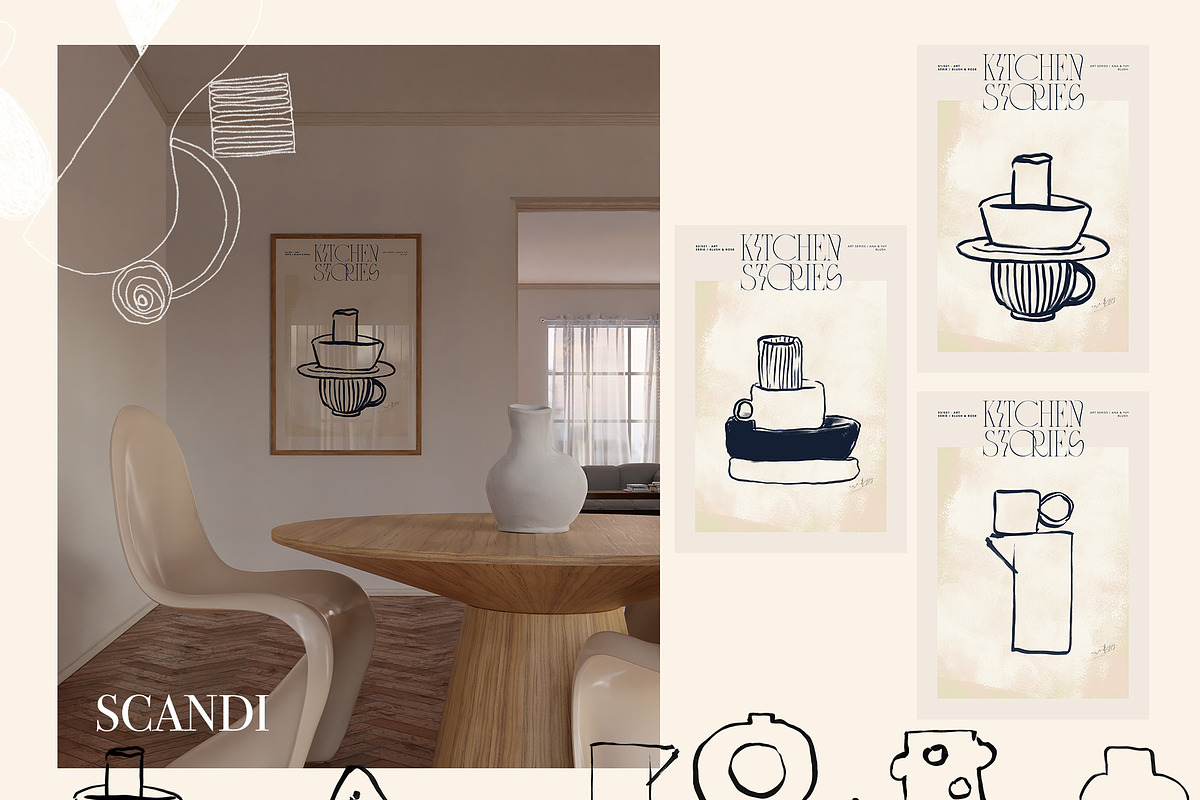 The Modern Gallery | Abstract Ink, an Illustration by ana & yvy (Photo 25 of 31)