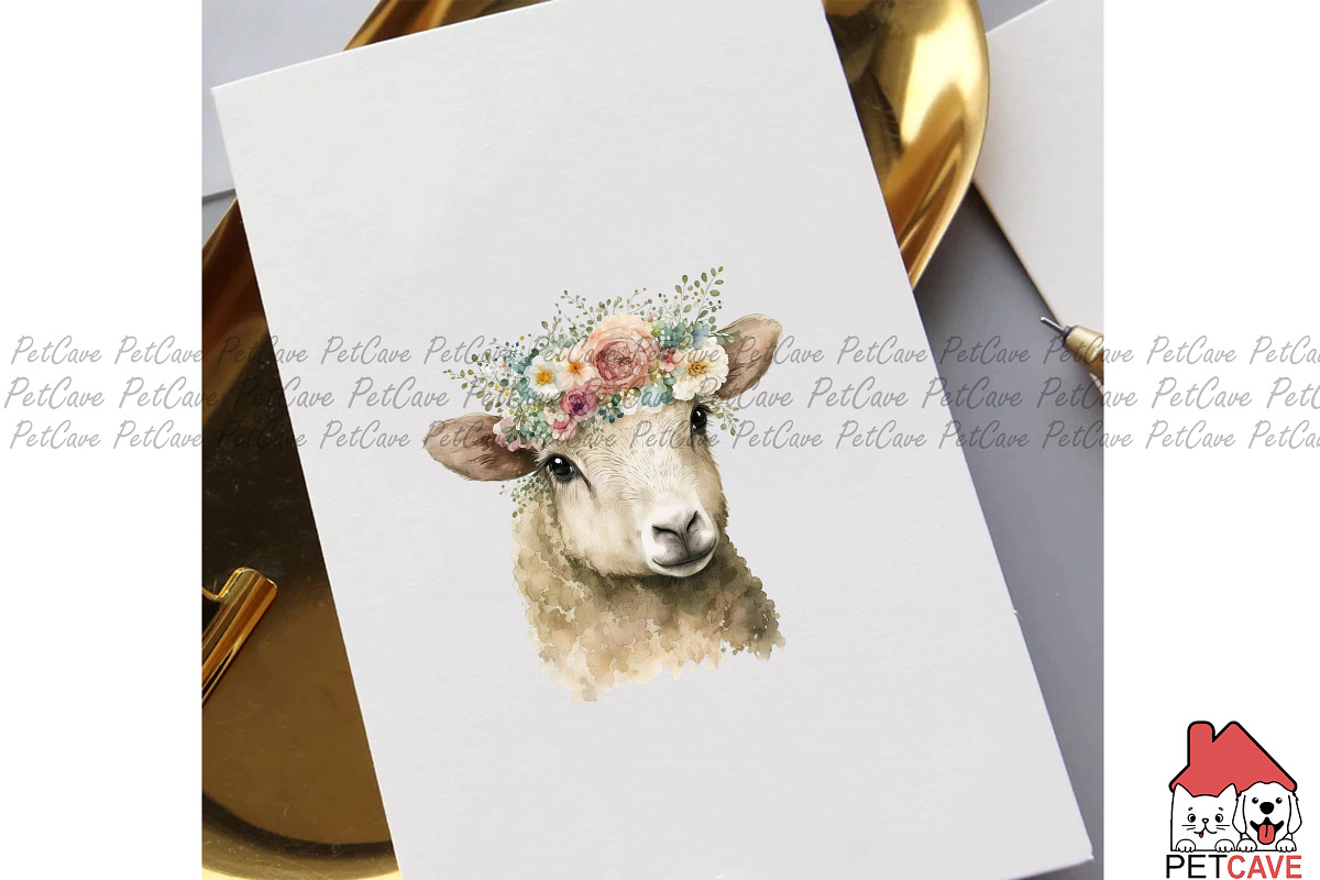 Farm Animals Watercolor Bundle, an Animal Illustration by Pet Cave