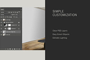 Parisian Home | Room No. 1 Mockup, a Household Mockup by Blixa 6 Studios (Thumbnail 4 of 7)