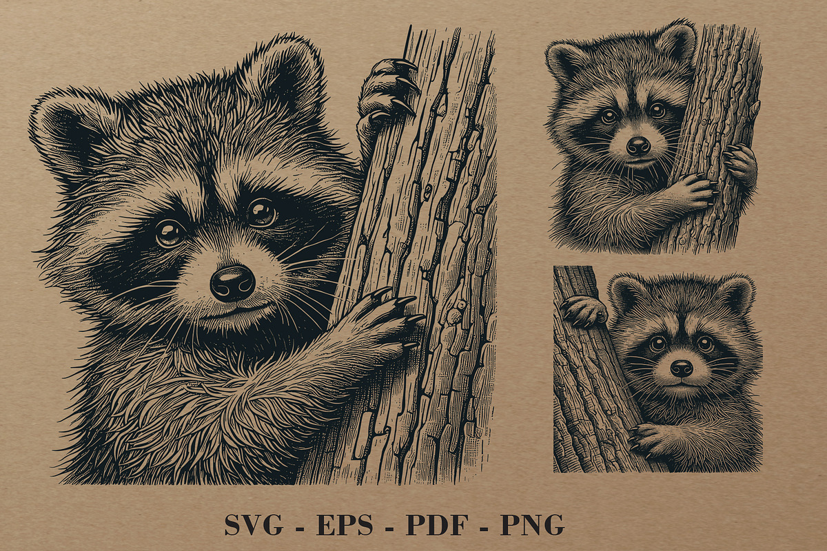Raccoon, an Object Illustration by DevantCreate