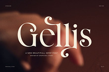 Gellis Elegant Serif Display Font