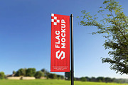 Flag Mockup, a Product Mockup by MrLetters (Thumbnail 5 of 5)