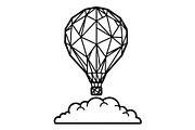 Hot Air Balloon Silhouette Bundle, an Object Illustration by Gaye Art (Thumbnail 25 of 31)