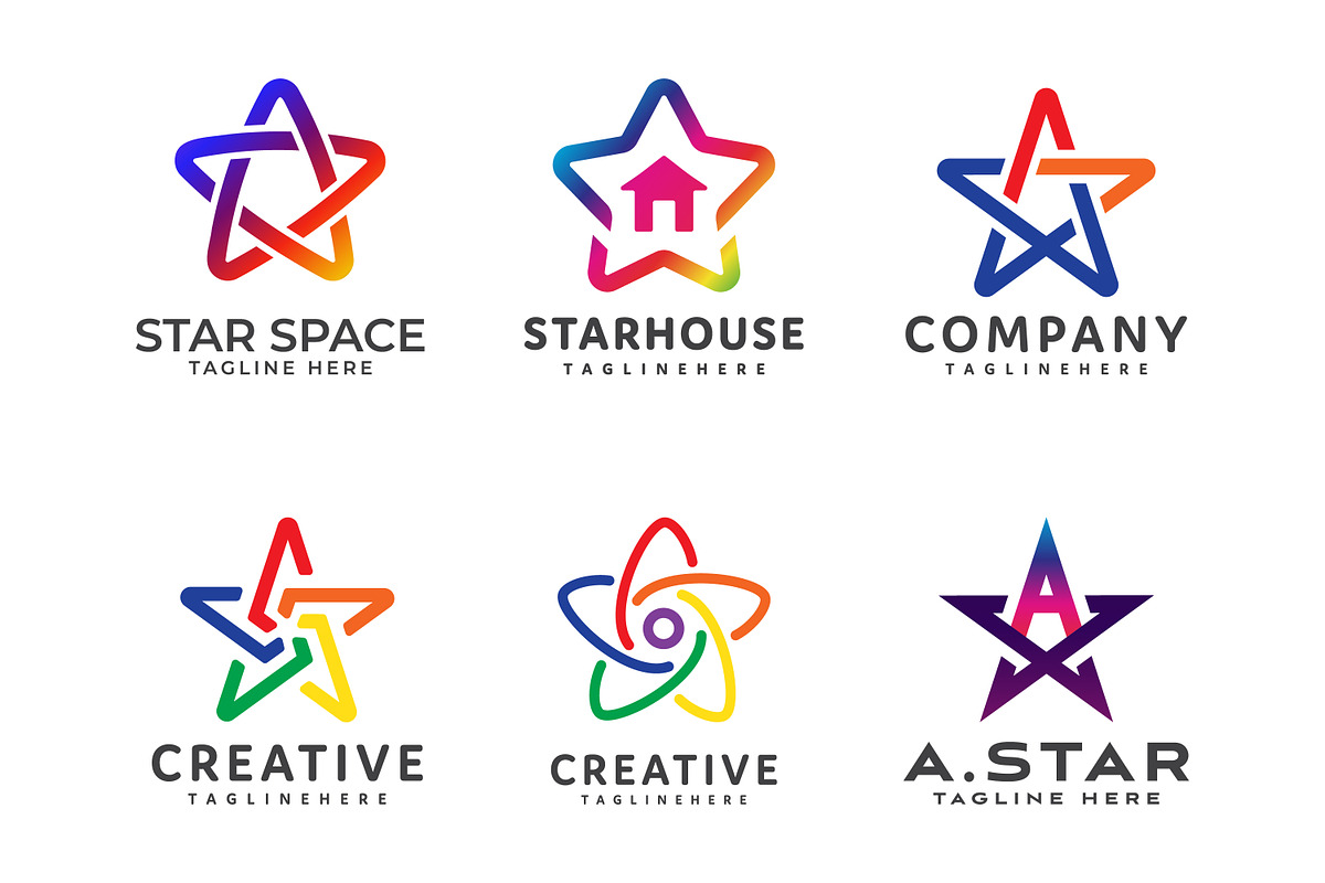 Star Logo Collection, a Branding & Logo Template by Saba Vector