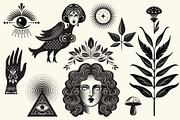 Mystic symbols & signs, a Decorative Illustration by lenlis (Thumbnail 4 of 14)