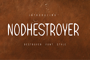 Nodhestroyer Font Modeling, a Sans Serif Font by Monoletter Studio (Thumbnail 4 of 4)