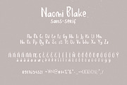 Naomi Blake, a Script Font by BlueRobinDesignShop (Thumbnail 20 of 20)