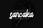 Sancaka Handwriting, a Script Font by BringTypeStudio (Thumbnail 1 of 6)