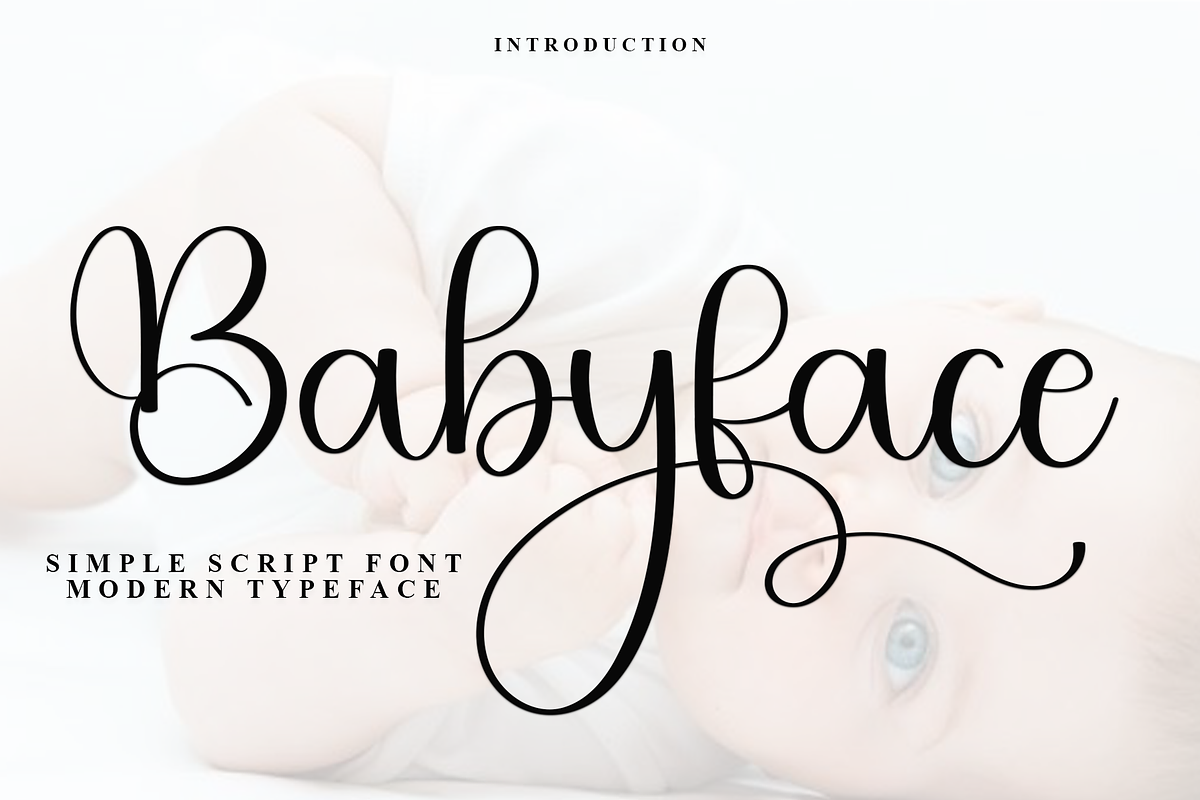 Babyface, a Handwritten Font by FreshTypeINK (Photo 1 of 8)