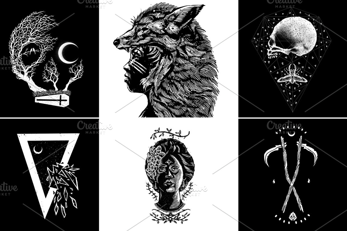 100 T-Shirt Designs Super Collection, an Animal Illustration by Design by sebrodbrick (Photo 31 of 35)