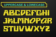 Digital Threat Robotic Display Font, a Sans Serif Font by IHDSTD (Thumbnail 5 of 6)