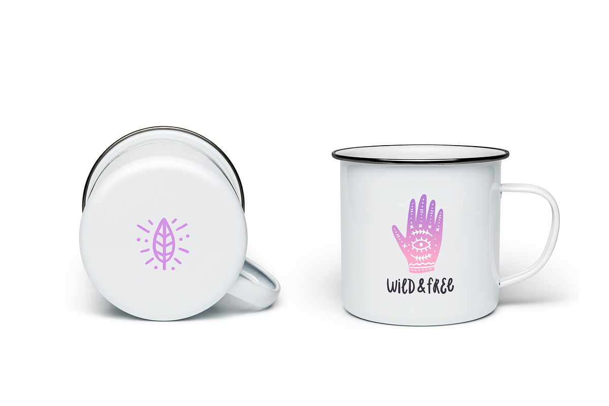 Magic hands and crystals set, an Object Graphic by kondratya (Photo 3 of 9)