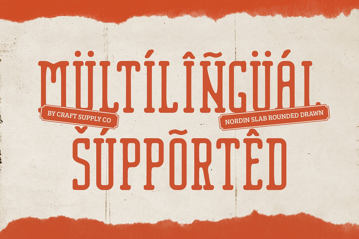 Nordin Slab Rounded Drawn, a Slab Serif Font by Craft Supply Co. (Photo 7 of 8)
