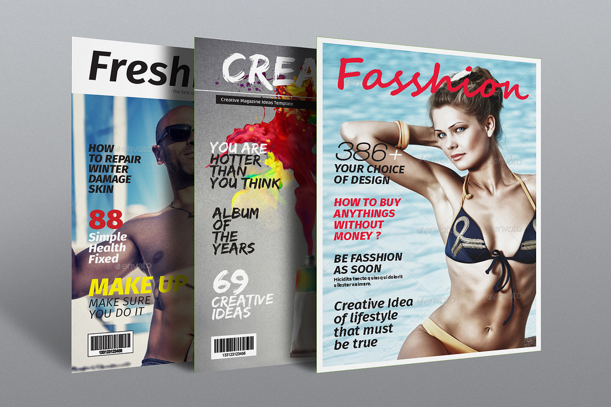 Extra Magazine Bundle, a Magazine Template by DesignCorner (Photo 4 of 4)
