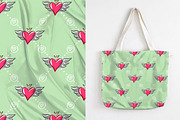 Set: seamless pattern with hearts, a Pattern Graphic by Melniklenart (Thumbnail 3 of 10)