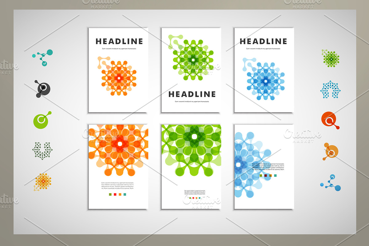 Vector abstract elements, a Graphic by Haisonok (Photo 4 of 5)