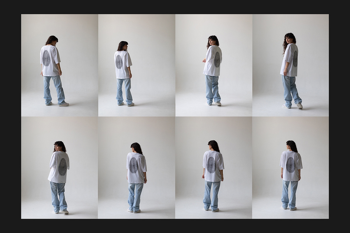 T-Shirt Mock-Up Set, a Shirt Mockup by Freeman Studio (Photo 6 of 13)