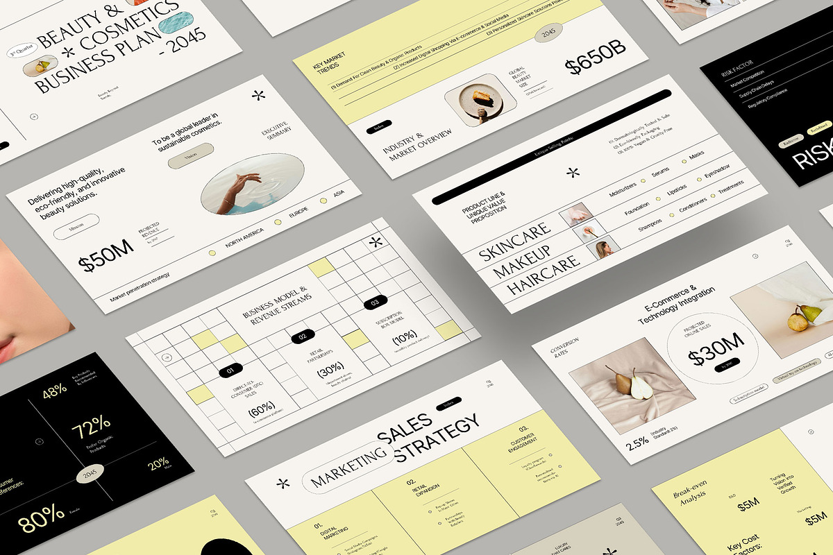 Beauty Business Plan Keynote preview 5